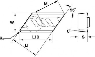 Βίντι KENNAMETAL KNUX 160405L1 